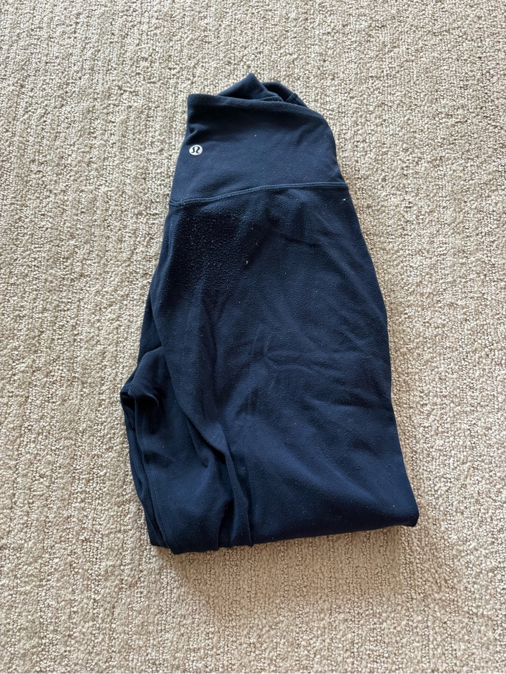 lululemon athletica women’s Navy/Black Performance Leggings